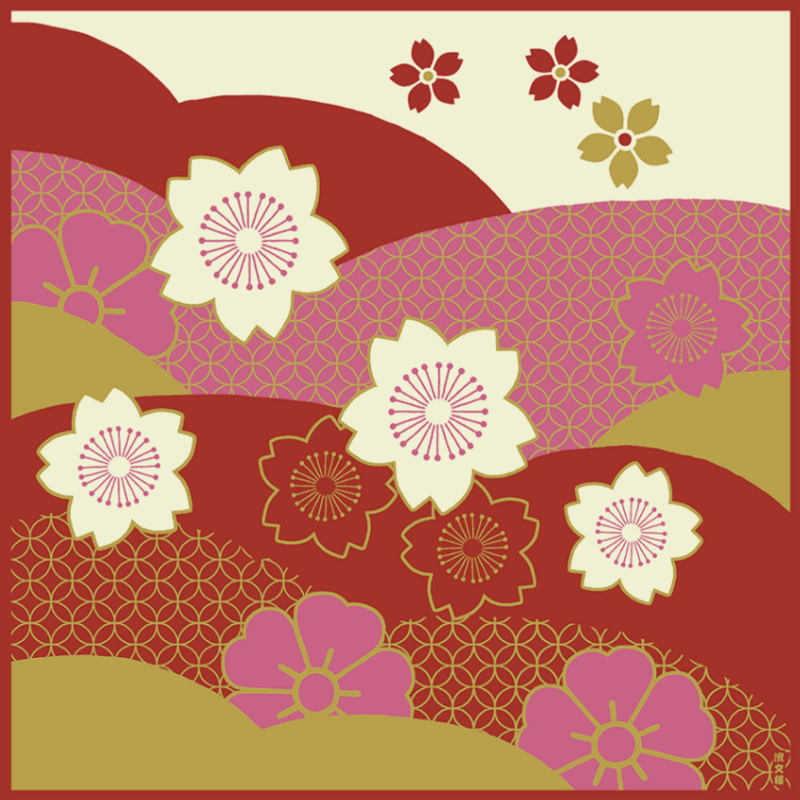 絵小布　桜にしき