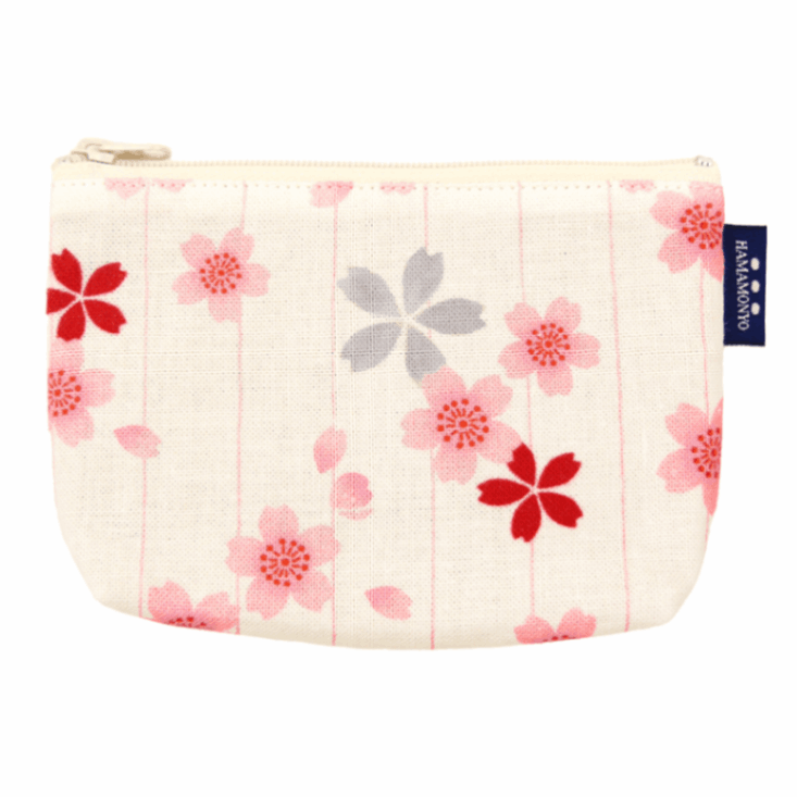 豆ポーチ　夢恋桜