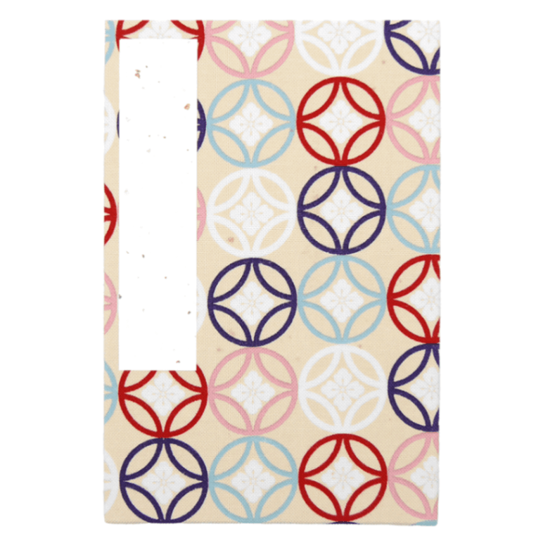 てぬぐい生地の御朱印帳　姫七宝