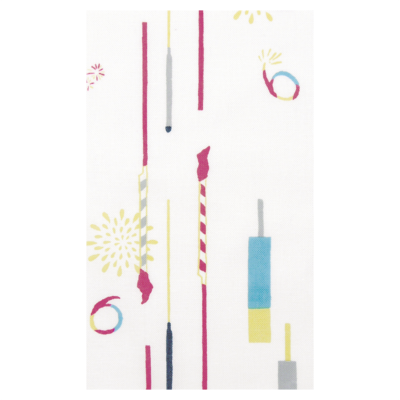 てぬぐい　たのしい花火