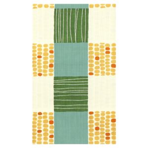 てぬぐい　もろこし市松