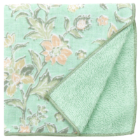 和たおるセミウォッシュ　フラワーブルーム　グリーン