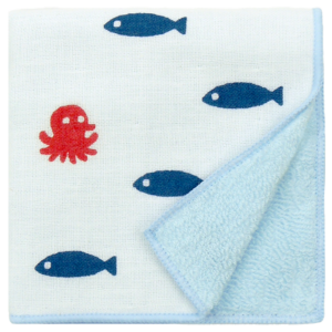 キッズタオルハンカチ　たこさかな