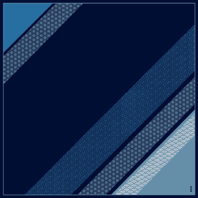 中布　ななめ小紋縞