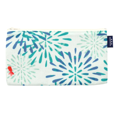 フラットポーチ　さわやか花火