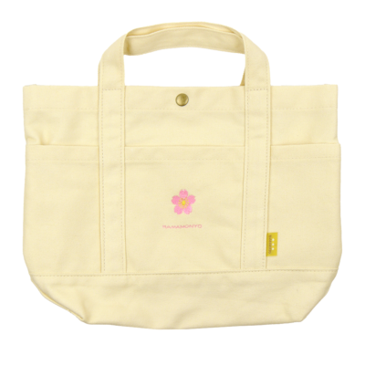 ワンポイント帆布トート　桜