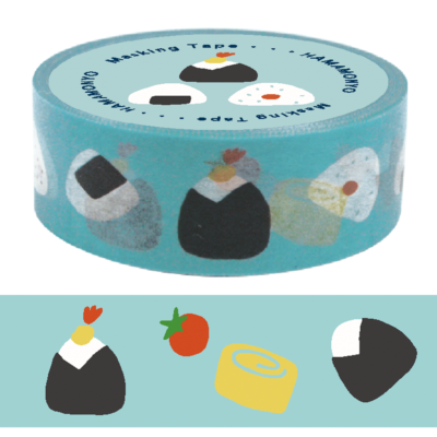 マスキングテープ　おむすびならべ