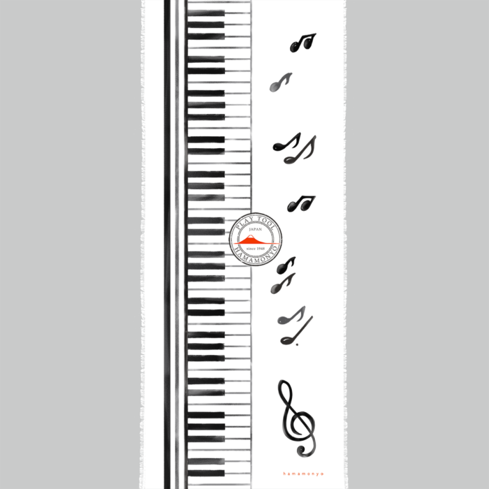 タペストリーてぬぐい　ピアノ