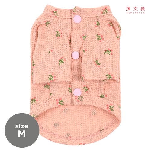 わんにゃんワッフルウェアＭ　ファンシーフラワー