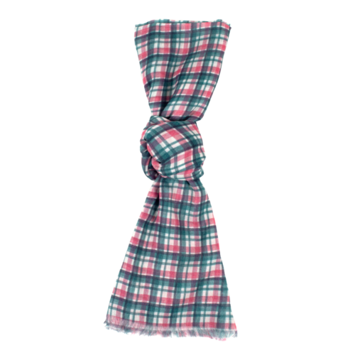 フランス綾ストール　マドラスチェックＡ