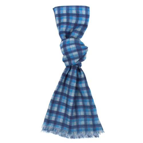 フランス綾ストール　マドラスチェックB
