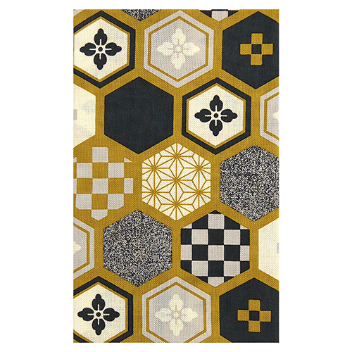 てぬぐい　亀甲モダン