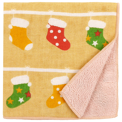 和たおるセミウォッシュ　クリスマスソックス