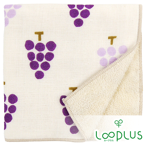 【ループラス】和たおるセミウォッシュ　グレープ