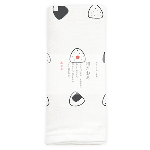 和たおるフェイス　おむすびならべ