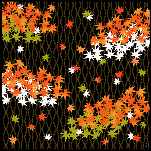 大布　たてわく紅葉