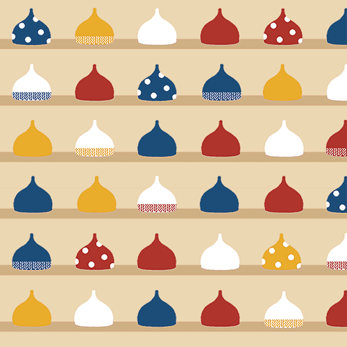 FUROSHIKIクロス　どんぐり帽子