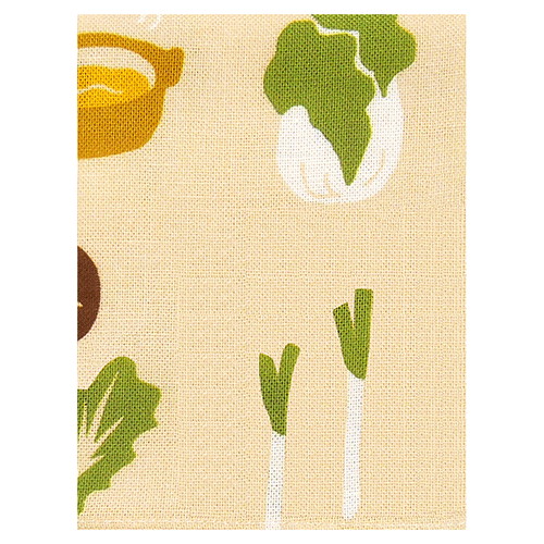 てぬぐいのはんかち　あったかお鍋