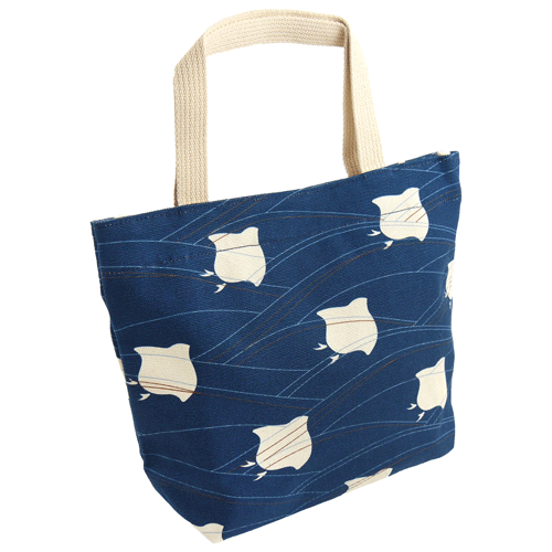 はまモダン帆布トート　はまのチドリ