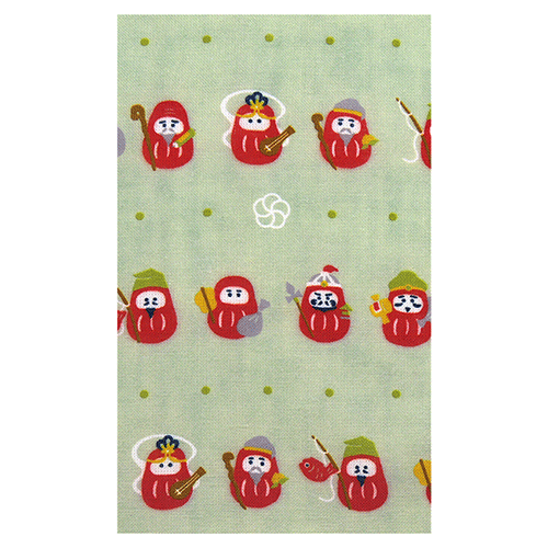 てぬぐい　だるま七福神