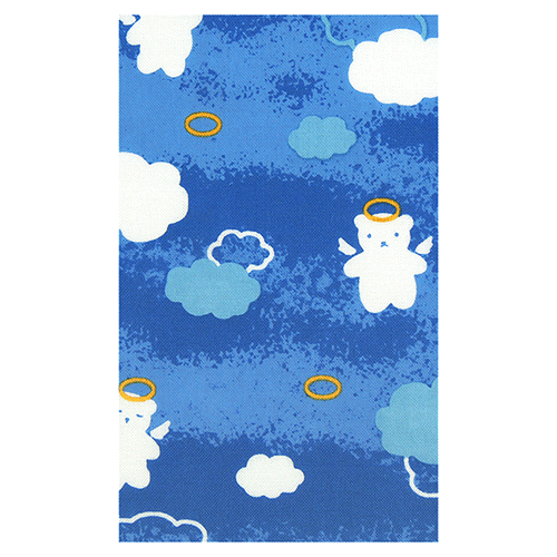 てぬぐい　くま雲天使