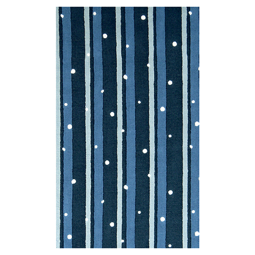 てぬぐい　あられ玉と縞もよう