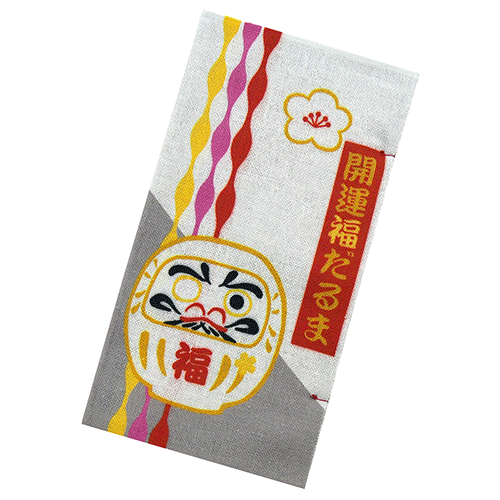 てぬぐい本　開運福だるま