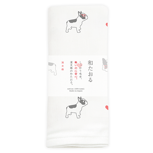 和たおるフェイス　フレンチブルハート