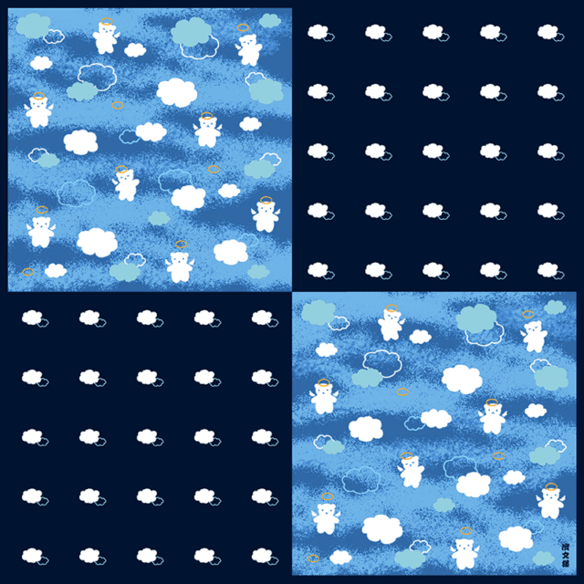 小布　くま雲天使