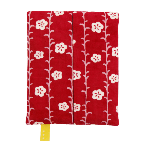 ティッシュケース　枝垂れ梅もよう