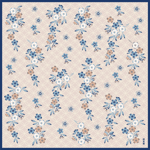 小布　七宝に桜しずか