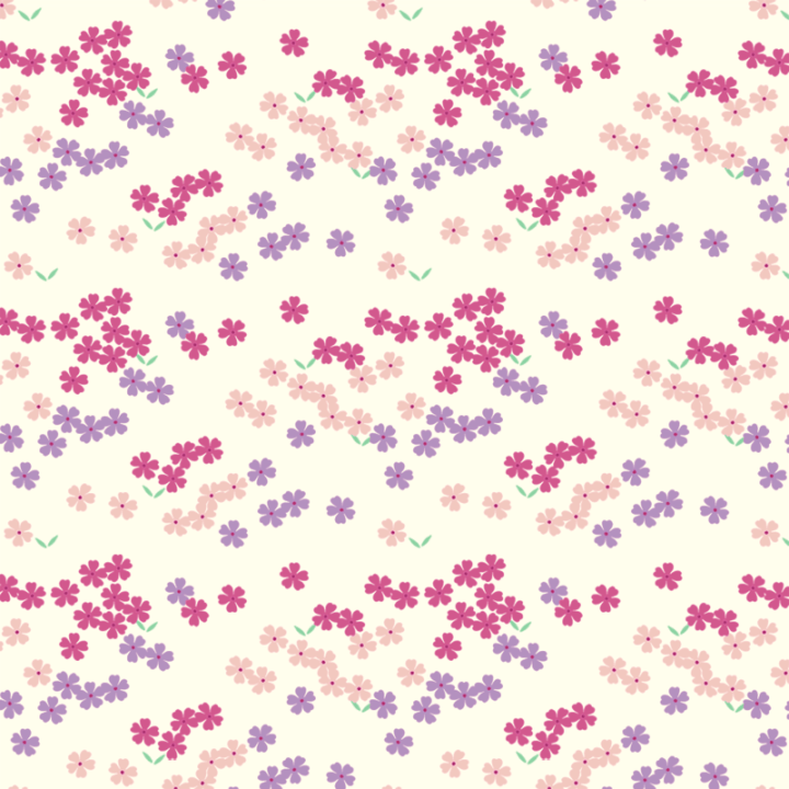 FUROSHIKIクロス　夢シバザクラ