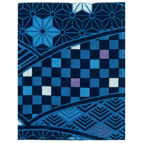 てぬぐいのはんかち　小紋あそび