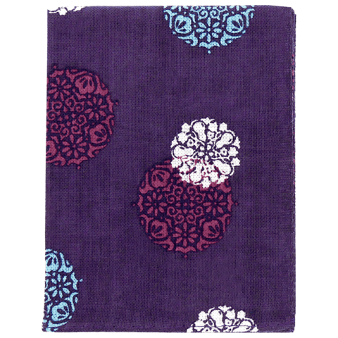 てぬぐいのはんかち　夢花小紋