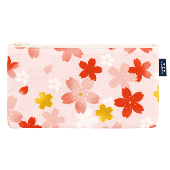 フラットポーチ　花桜