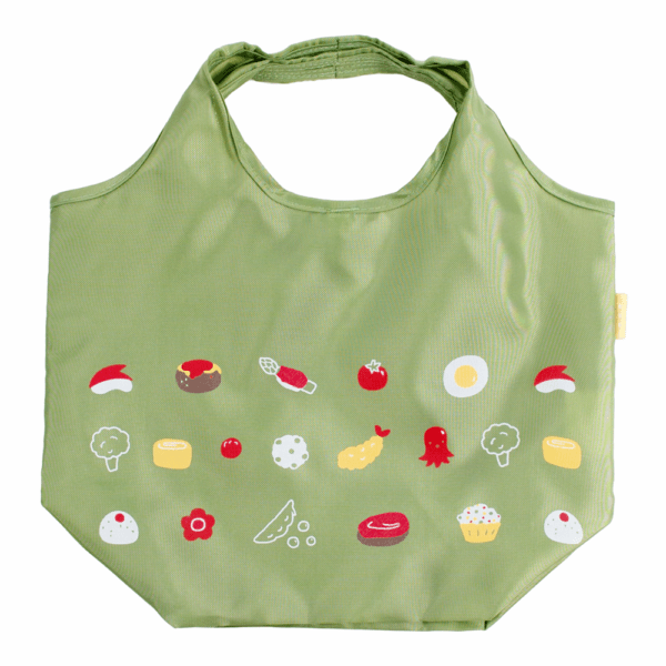 エコトート小　お弁当のおかず　グリーン