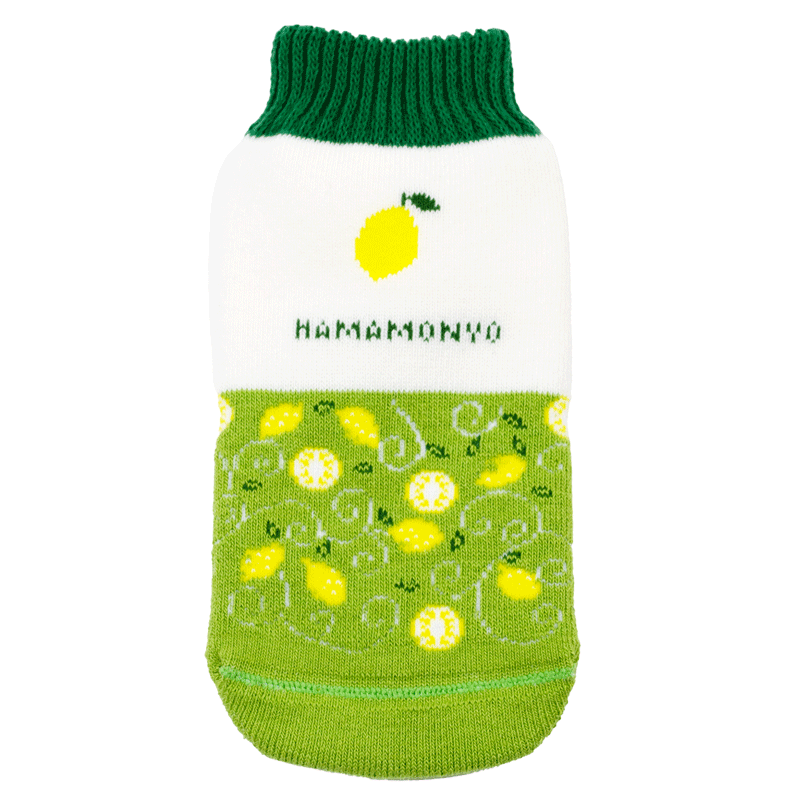 ニットボトルカバー　レモン唐草