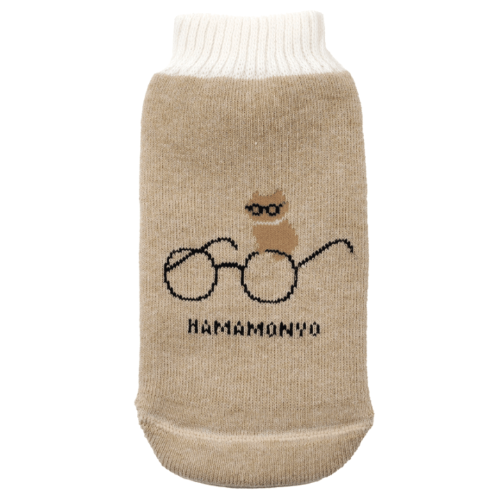 ニットボトルカバー　ねことめがね