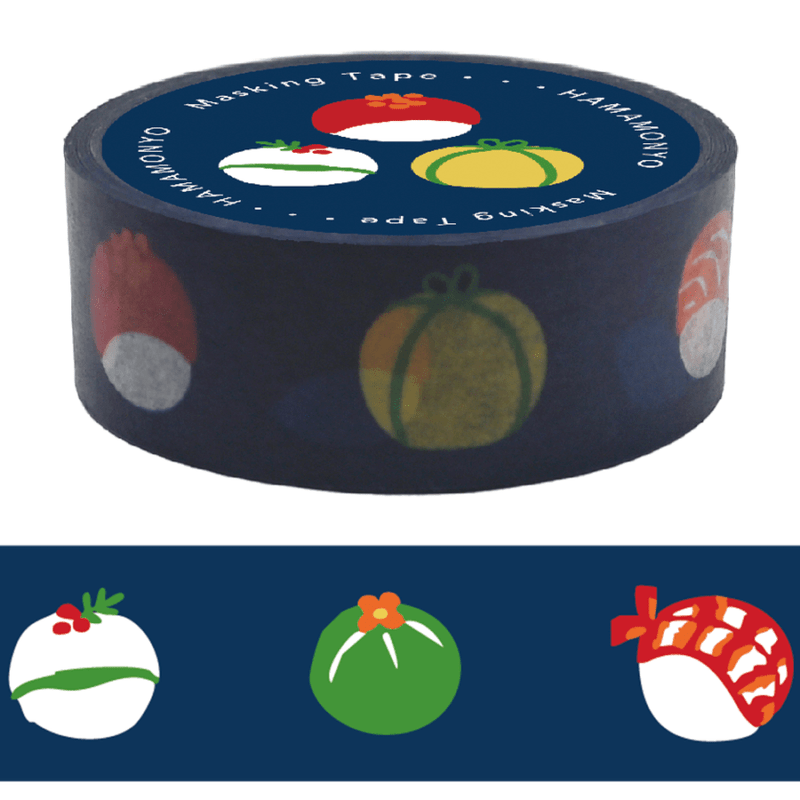 マスキングテープ　てまり寿司