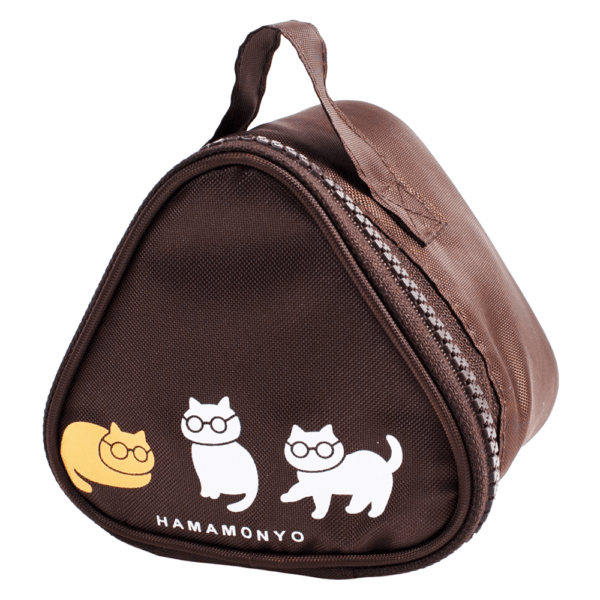 おむすびケース　ねこめがね