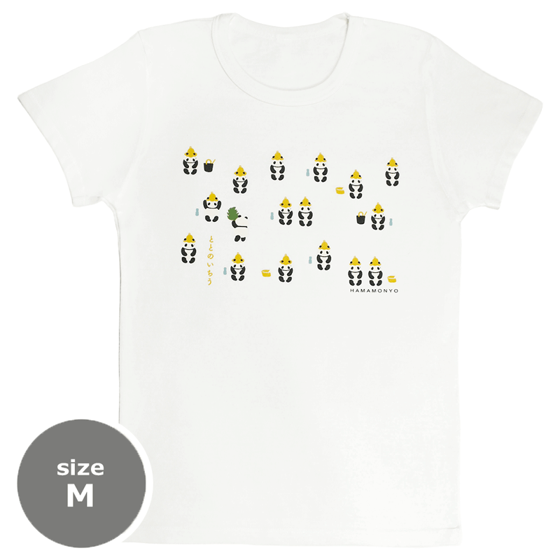 TシャツM　ととのいちうサウナパンダ　オフ
