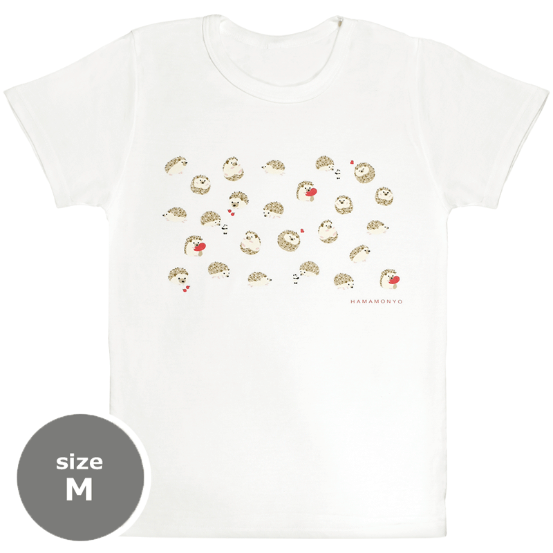 TシャツM　和みハリネズミ　オフ