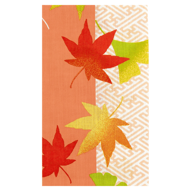 てぬぐい　さやがた紅葉