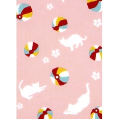 【在庫限りで終了】てぬぐい　ねこと紙風船