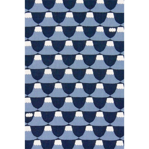 てぬぐい　富士山小紋