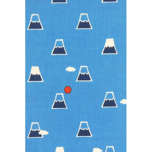 てぬぐい　富士山と雲