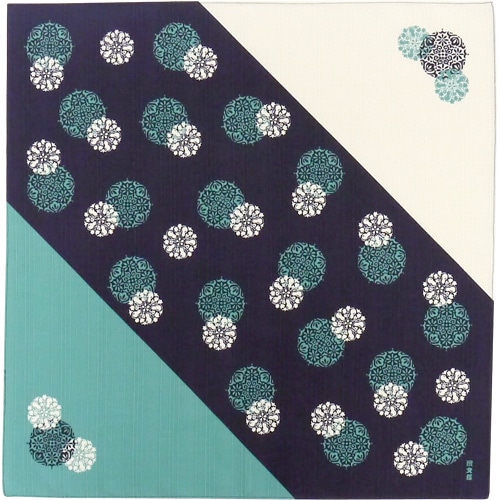 小布　夢花小紋　紺