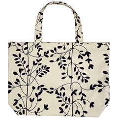 帆布トート大　エコリーフ　オフ