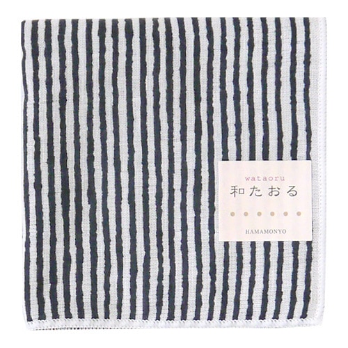 和たおるセミウォッシュ　縞もよう