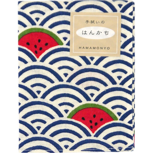 てぬぐいのはんかち　すいかいは